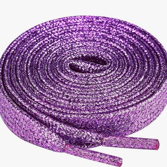 Shine Bright: Add Sparkle to Your Step! Two pairs magenta and black sparkle 55” - Picture 10 of 13